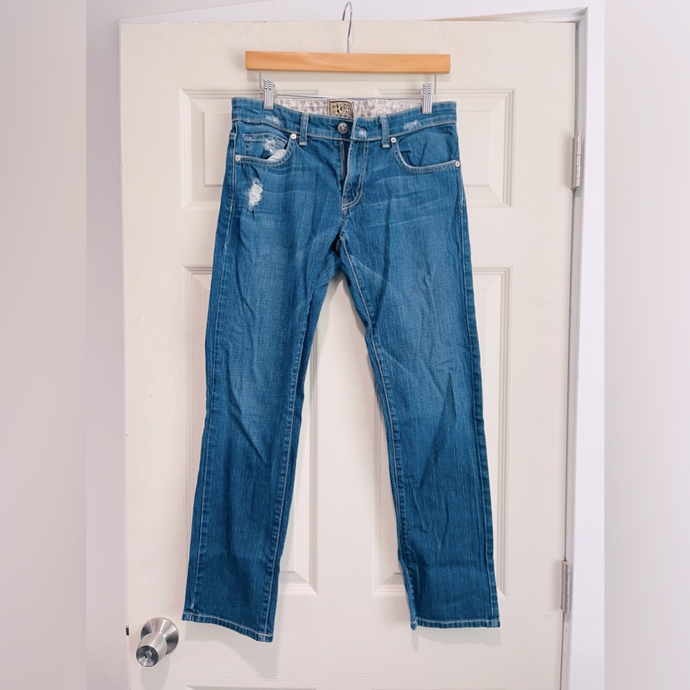 Rich & Skinny Straight Leg Medium Wash Denim